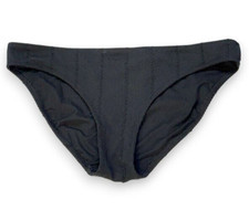 Aerie Ribbed Bikini Swim Bottom - Size M - Black