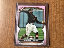 2023 Bowman Fuschia Aeverson Arteaga 6/175 San Francisco Giants Future Star