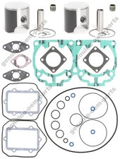 Ski-Doo MXZ 600 HO Top End Rebuild Kit Pistons Gaskets Bearings 72mm 2003-2008