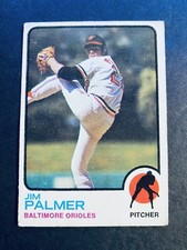1973 Topps Baseball Jim Palmer Baltimore Orioles Card #160 (e) Hall of Famer