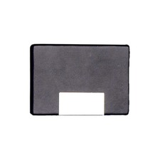 Slim Faux Black Vegan Leather Business Card Holder