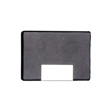 Slim Faux Black Vegan Leather Business Card Holder
