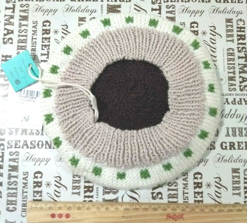 (Brand New) Sundae Beret Green Pure Merino Wool Baby Beanie (3-18months) - Bild 4 von 4