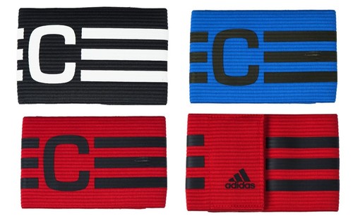 Adidas Capitán Brazalete Rojo Azul Negro Fútbol Fútbol Hockey Rugby Bandas Deportivas - Imagen 1 de 13