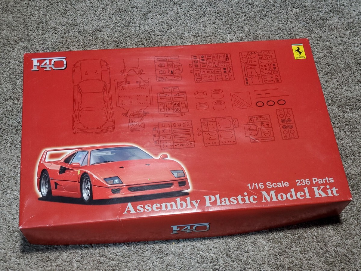 ★フジミ★1/16★ フェラーリF40 Fujimi 1/16 Scale Ferrari F40 Plastic Model Kit - NEW! - All