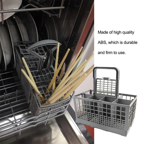Dishwasher Cutlery Basket Organiser Cage Handle Compartment Holder 240X135X215mm - Picture 2 of 10
