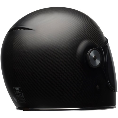 Bell Bullitt Carbon Matte Black Classic Vintage Retro Style Helmet - LG Large - Picture 7 of 9