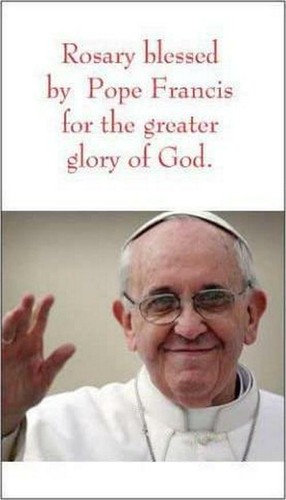 Rosario Made in Italy Benedetto da Papa Francesco Vaticano Roma Medaglia Santo Padre - Foto 2 di 12