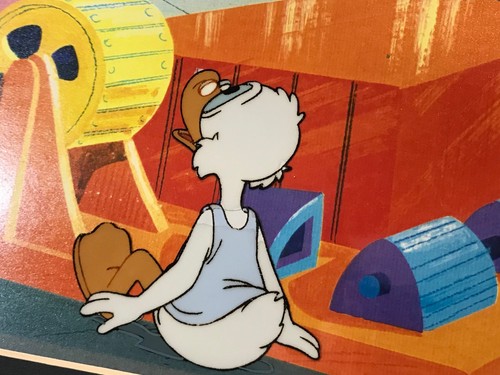 Ducktales Original Production Sketch Drawing & Cel COA 1/1 Disney 90S TV #2 - Picture 3 of 11