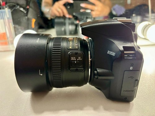 Nikon D3500 + 3 Objektive + Godox X2T Nikon Sender, Speicherkarte 128, 4 Akkus, - Bild 7 von 11
