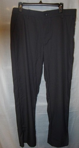 Men Size w/34 x L/32 Lee Performance Series Gray Traveling Chino Dress Pants - Picture 2 of 6