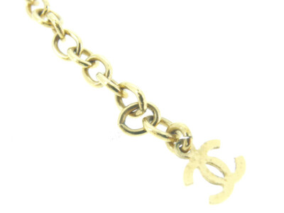 ○Chanel Necklace Coco Mark White Black Gold T16236S | eBay