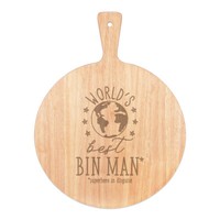 World's Best MüLleimer Mann Pizza Brett Paddel Holz Lustig Spass Favorit Dustman