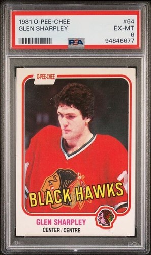 1981 O-PEE-CHEE 64 GLEN SHARPLEY PSA 6 - Picture 1 of 1