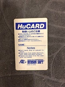 PC Engine Hu Card Game R-Type I From Japan Card Only Tested