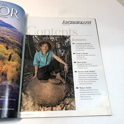 Archaeology Magazine July/ August 2005 Neanderal Plain of Jars Medici Murder - Imagen 3 de 6