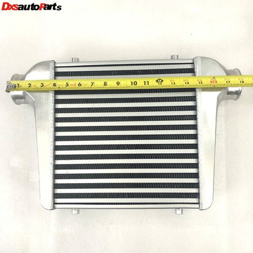 Aluminum Polished Intercooler Front Mount 18"x13"x3" 2.5" I&O YCZ-037 Tube & Fin - Picture 5 of 8
