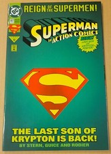 Action Comics #687 - June 1993 - USA - Collector's Edition Die-Cut Cover- VF/NM