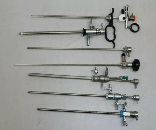 7Pc Laparoscopic Working Element TURP Set 4mm 30 degree Sheath Instruments Set - Picture 2 of 4