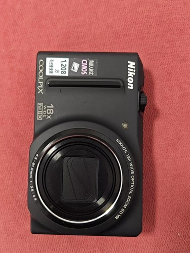 Nikon Coolpix S9100 Compact Digital Camera 12.1 MP 18x Wide Zoom Black- 90% New - Picture 7 of 7