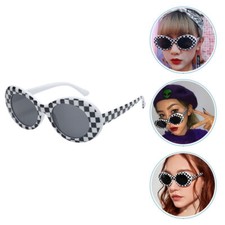 Oval Tinted Glasses 90s Sunglasses Race Sunglasses