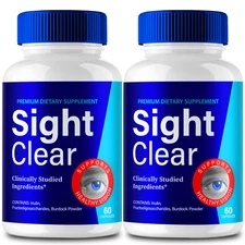 (2 Pack) Sight Clear Pills, SightClear Eye Vision Health Suppleme (120 Capsules)