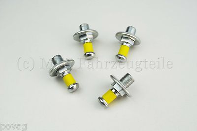 4x Türbolzen Türschloß Schließbolzen VW Golf 1 2 Scirocco Jetta Polo T4 Audi 80
