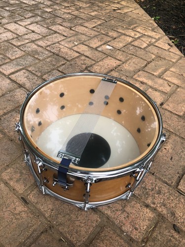 14 BY 6.5 CUSTOM SNARE DRUM WITH MAPLE KELLER SHELL - Bild 5 von 5