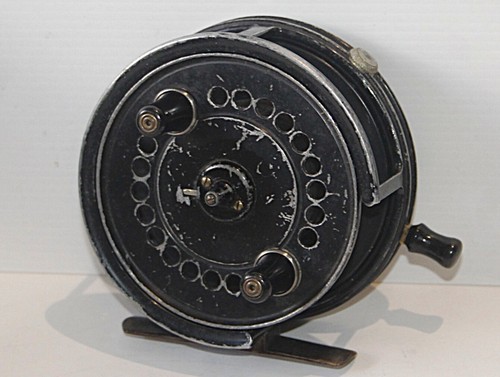 4" unbenannte JW YOUNG Centerpin Allcock Style Spinnrolle mit Hebelbremse (170 - Bild 6 von 13