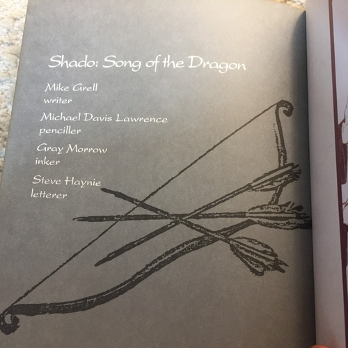Shado Song of the Dragon Graphic Novel by Mike Grell from DC Comics 1992 - Picture 16 of 19