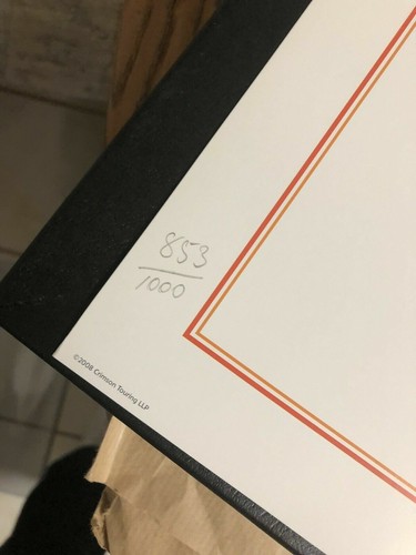 MARK KNOPFLER 2008 SIGNED CONCERT TOUR LITHOGRAPH / GUITARS POSTER! DIRE STRAITS - Picture 8 of 10