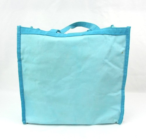 Vintage Pound Puppies Spindex Canvas Double Handle Tote Handbag Pocketbook 1980s - Picture 6 of 15