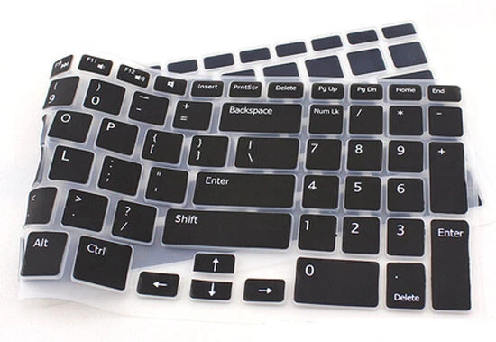   Keyboard Protector Cover Skin Fo New Dell  New  Inspiron 15R -5521 15-3521  - Image 3 of 4