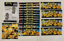  Lot of 21 Star Wars Attacktix Battle Game Hasbro Manual/Checklist 1 2 Promo