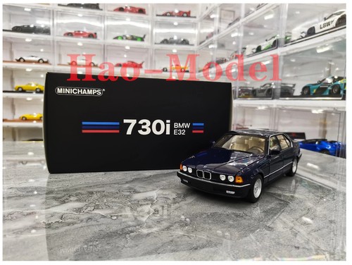 MINICHAMPS 1/18 730i E32 BMW 1986 Alloy metal Model Car Diecast Gifts Ornaments - Picture 26 of 34