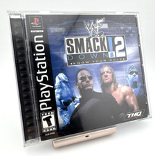 WWF SmackDown 2: Know Your Role - PS1 ** COMPLETE -- TESTED -- AUTHENTIC **