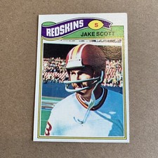 1977 Topps Jake Scott # 192 Washington Commanders Redskins Football Card NFL