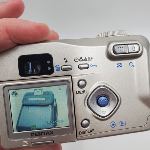 Pentax Optio 330GS Digitalkamera 3,2 Megapixel 3x Zoom 5,8mm-17,4mm 16mb Karte - Bild 10 von 12
