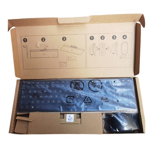 Nordic layout wireless combo keyboard and mouse for HP HSA-P003K HSA-P003M - Picture 9 of 13