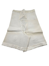 Thighmold by Bestform Vintage Floral Boning Girdle Style 5424 Garter Clips MED