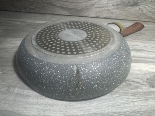 Ecolution GRANIT Grande Non-Stick Blue CLR Pan woodgrain Finish Handle 8” - Picture 7 of 11