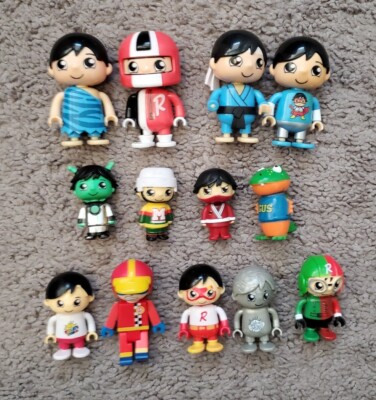 Lot Of Ryan World Figures Karate Ninja Racer Alien Caveman Gus Michigan Gray Toy