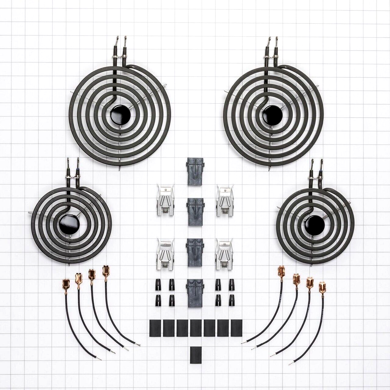 Authentic Whirlpool Range 4 Burner Element Kit 4392061