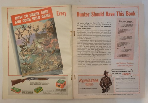 Outdoor Life Magazine October 1945 Vol 96 No 4 Hunting Fishing Print Ads postwar - Picture 5 of 24