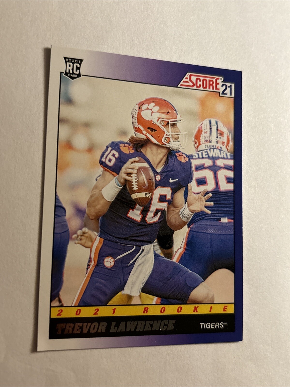 Trevor Lawrence 2021 Score Rookie 1991 Throwback #TB1