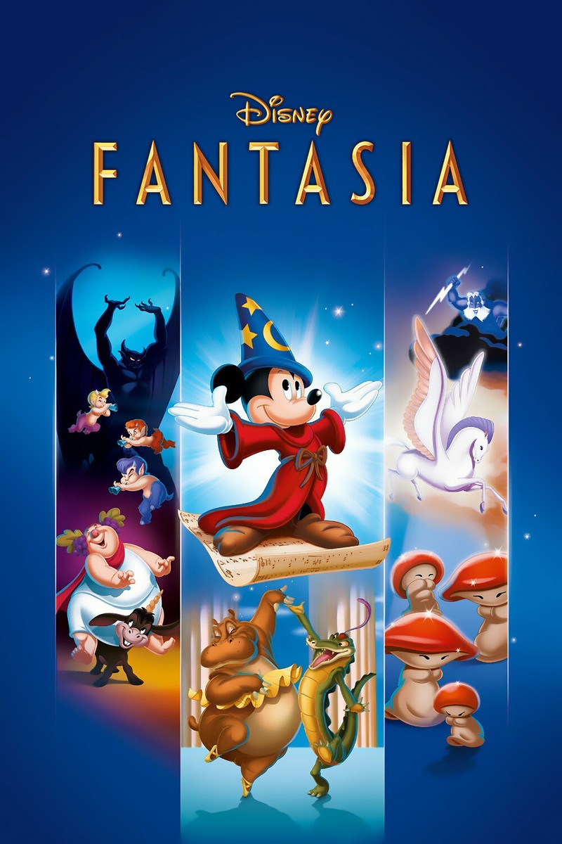 Disney FANTASIA プレート　2枚セット 1990 Fantasia 50th Anniversary Disney Collectors Plate Schmid 4202
