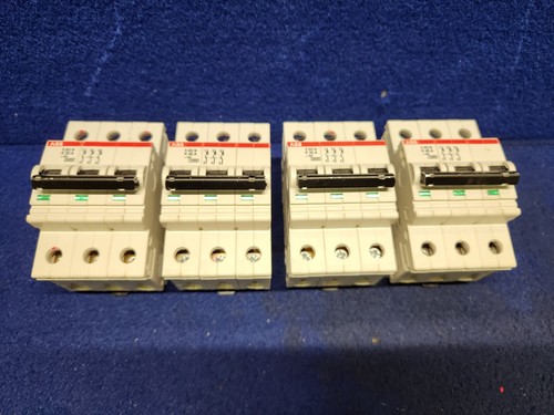 4 Stück ABB S283WK40A 3-poliger Schutzschalter S283W-K40A VDE 0660