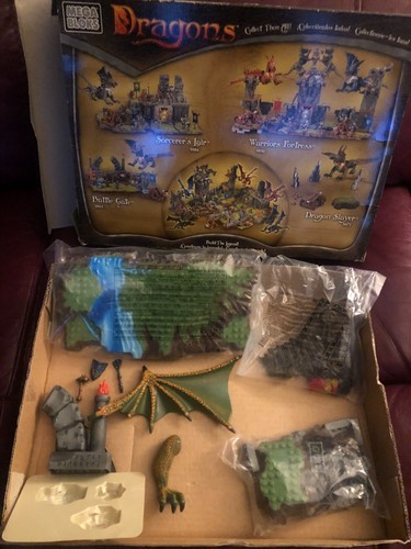 Mega Bloks Dragons 9881 Battle Gate Set New Open Box Incomplete - Picture 3 of 5
