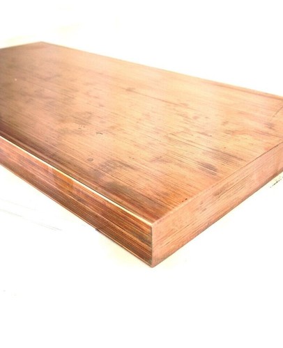 C14500 ALLOY 145 TELLURIUM COPPER BLANK PLATE BLOCK (.250) 1/4" X 5" X 6" - Picture 4 of 5