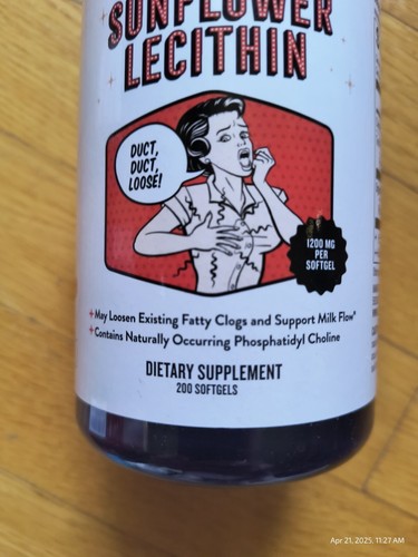 Legendairy Milk Sunflower Lecithin 1200mg, Lactation Support 200 Softgels Ex 27 - Picture 2 of 6